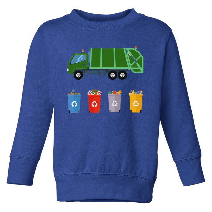 Recycling Rash Ruck Garbage Ruck Toddler Sweatshirt