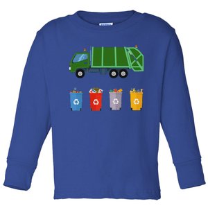 Recycling Rash Ruck Garbage Ruck Toddler Long Sleeve Shirt