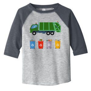 Recycling Rash Ruck Garbage Ruck Toddler Fine Jersey T-Shirt