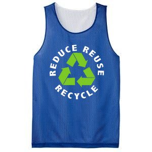 Reduce Reuse Recycle Happy Earth Day Save Earth Gift Mesh Reversible Basketball Jersey Tank