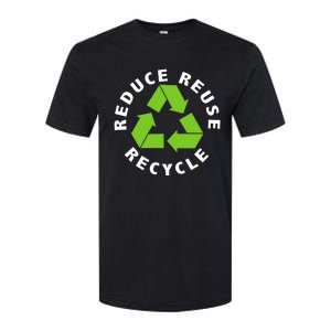 Reduce Reuse Recycle Happy Earth Day Save Earth Gift Softstyle CVC T-Shirt