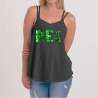 Recycle Reuse Renew Rethink Tie Dye Crisis Environmental Activism Women's Strappy Tank