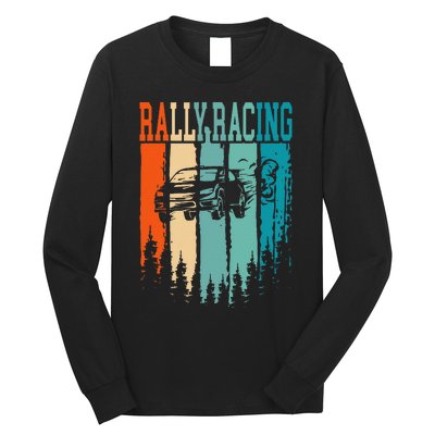 Rally Racing Retro Vintage Long Sleeve Shirt