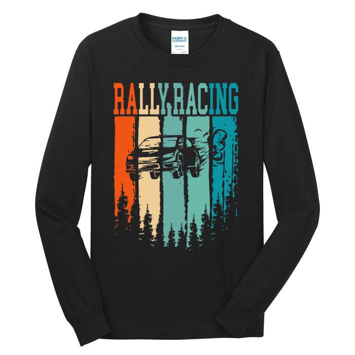 Rally Racing Retro Vintage Tall Long Sleeve T-Shirt