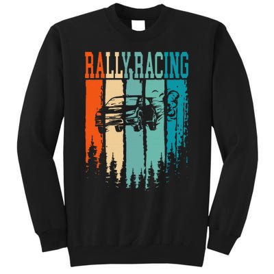 Rally Racing Retro Vintage Tall Sweatshirt