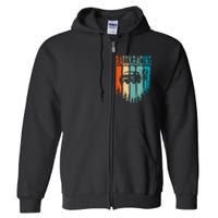 Rally Racing Retro Vintage Full Zip Hoodie