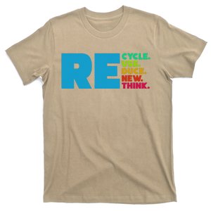 Recycle Reuse Reduce Renew Rethink Crisis Environmental T-Shirt