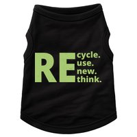 Recycle Reuse Renew Rethink Doggie Tank