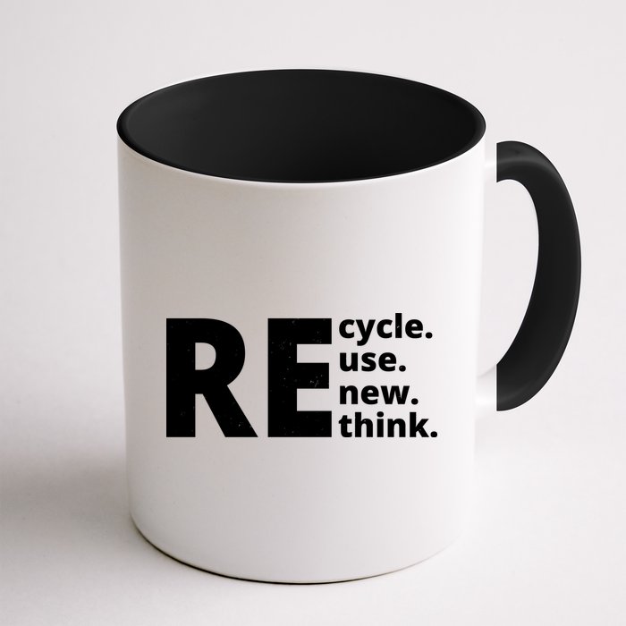 Recycle Reuse Renew Rethink Mug