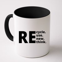 Recycle Reuse Renew Rethink Mug