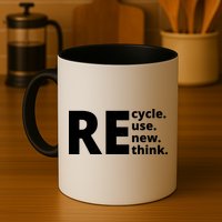 Recycle Reuse Renew Rethink Mug