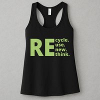 Recycle Reuse Renew Rethink Womens Tank Top
