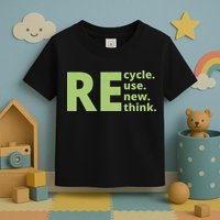 Recycle Reuse Renew Rethink Toddler T-Shirt