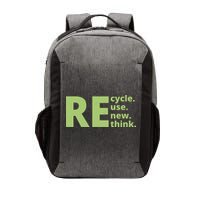 Recycle Reuse Renew Rethink Vector Backpack