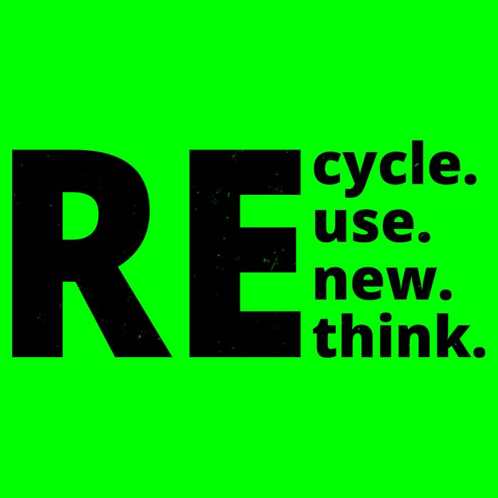 Recycle Reuse Renew Rethink Poster