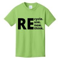 Recycle Reuse Renew Rethink Kids T-Shirt