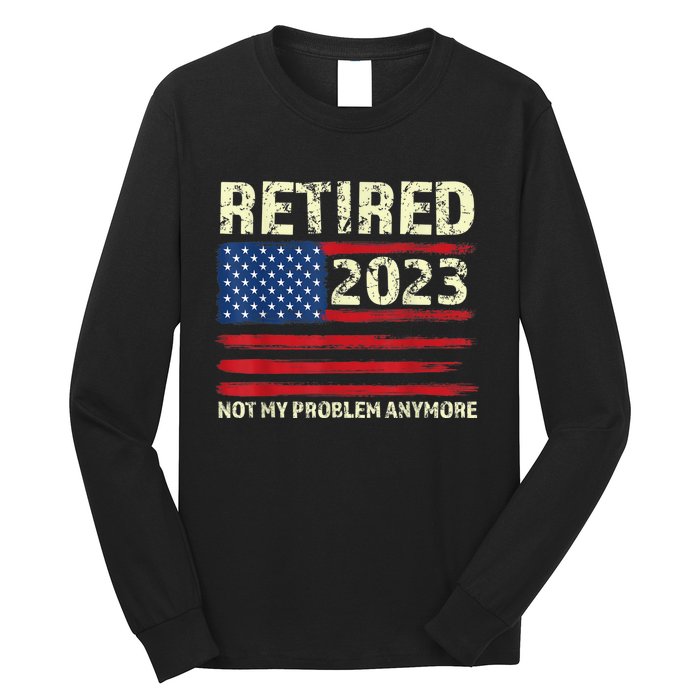 Retired  Retirement Long Sleeve Shirt