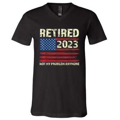 Retired  Retirement V-Neck T-Shirt