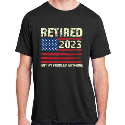 Retired  Retirement Adult ChromaSoft Performance T-Shirt