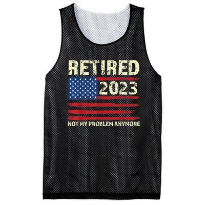 Retired  Retirement Mesh Reversible Basketball Jersey Tank