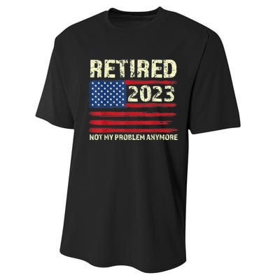 Retired  Retirement Performance Sprint T-Shirt