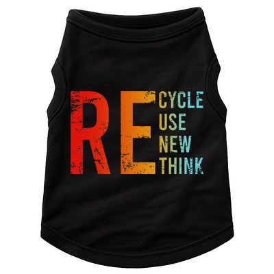 Recycle Reuse Renew Rethink Activism Environmental Crisis Doggie Tank