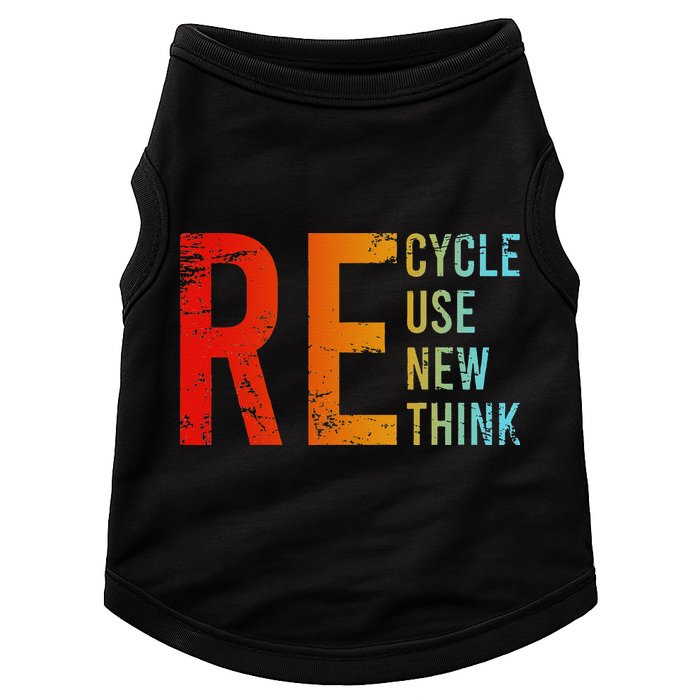 Recycle Reuse Renew Rethink Activism Environmental Crisis Doggie Tank