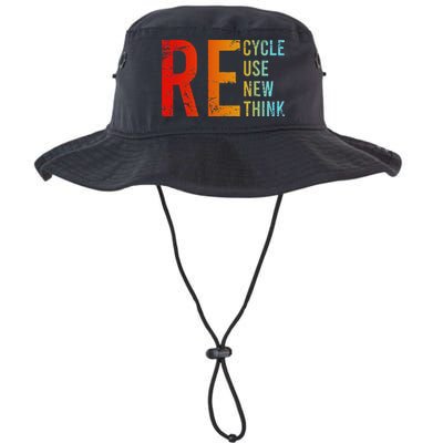 Recycle Reuse Renew Rethink Activism Environmental Crisis Bucket Hat