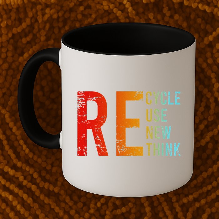 Recycle Reuse Renew Rethink Activism Environmental Crisis Mug