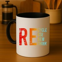 Recycle Reuse Renew Rethink Activism Environmental Crisis Mug