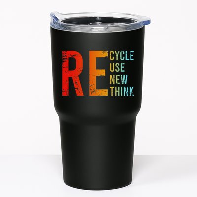 Recycle Reuse Renew Rethink Activism Environmental Crisis Tumbler