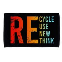 Recycle Reuse Renew Rethink Activism Environmental Crisis Microfiber Hand Towel