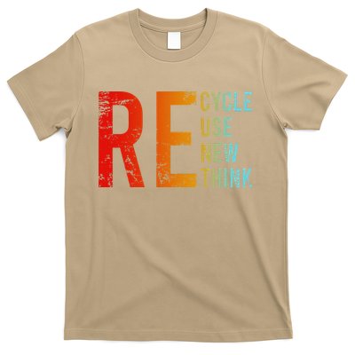 Recycle Reuse Renew Rethink Activism Environmental Crisis T-Shirt