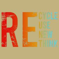 Recycle Reuse Renew Rethink Activism Environmental Crisis Button