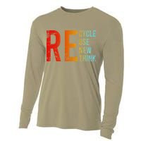 Recycle Reuse Renew Rethink Activism Environmental Crisis Cooling Performance Long Sleeve Crew