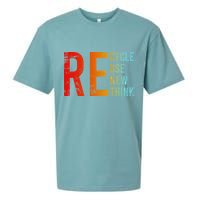 Recycle Reuse Renew Rethink Activism Environmental Crisis Sueded Cloud Jersey T-Shirt
