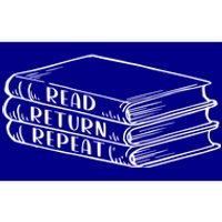 Read Return Repeat School Librarian Library Worker Gift Bumper Sticker