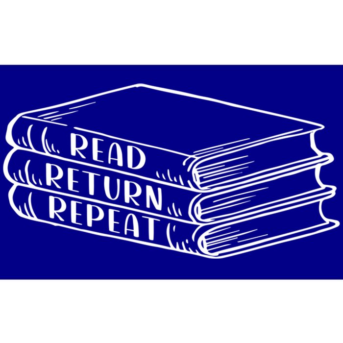 Read Return Repeat School Librarian Library Worker Gift Bumper Sticker