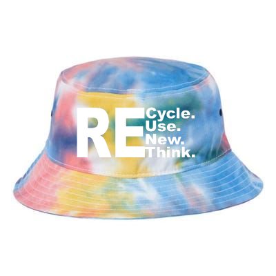 Recycle Reuse Renew Re Rethink Tie Dye Newport Bucket Hat