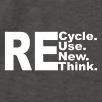Recycle Reuse Renew Re Rethink Vector Backpack