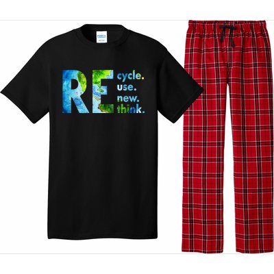 Recycle Reuse Renew Rethink Earth Day Environmental Activism Pajama Set