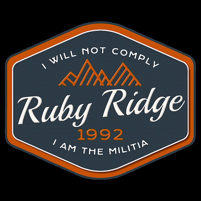 Remember Ruby Ridge 1992. I Will Not Comply Mousepad