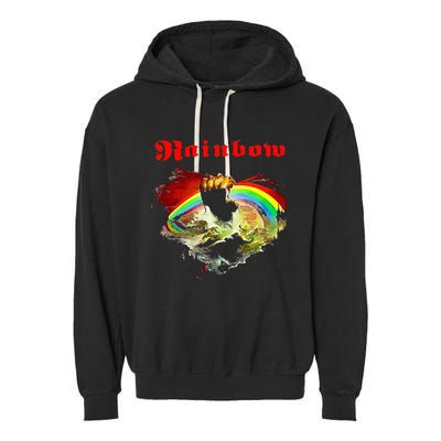 Rainbow Rising Ritchie Blackmore Rock Garment-Dyed Fleece Hoodie