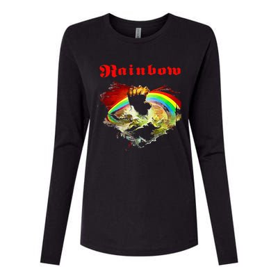 Rainbow Rising Ritchie Blackmore Rock Womens Cotton Relaxed Long Sleeve T-Shirt