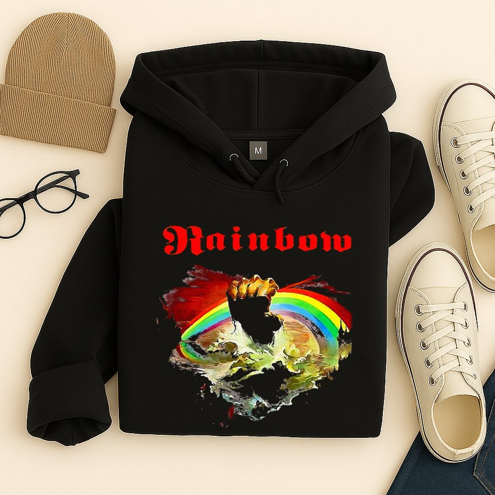 Rainbow Rising Ritchie Blackmore Rock Hoodie