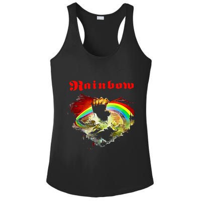 Rainbow Rising Ritchie Blackmore Rock Ladies PosiCharge Competitor Racerback Tank