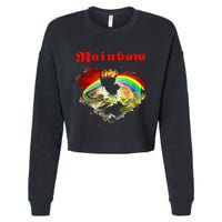 Rainbow Rising Ritchie Blackmore Rock Cropped Pullover Crew