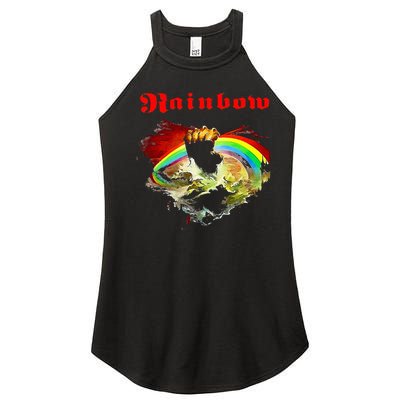 Rainbow Rising Ritchie Blackmore Rock Women’s Perfect Tri Rocker Tank