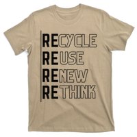 Recycle Reuse Renew Rethink Crisis Environmental Activism Funny T-Shirt