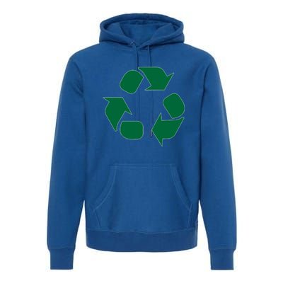 Reduce Reuse Recycle Sign Symbol Funny Gift Premium Hoodie